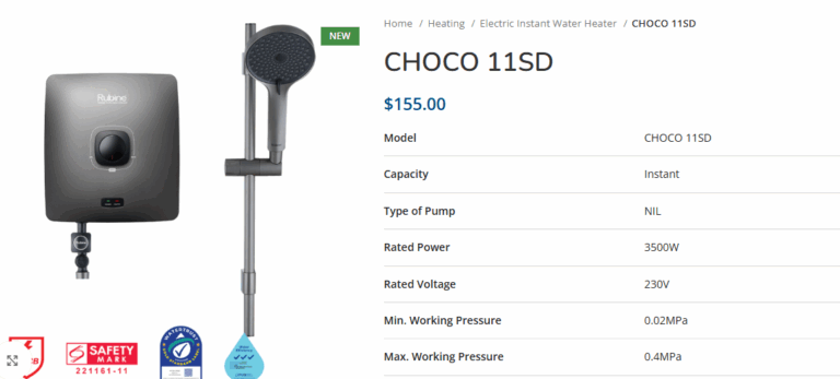 Best Instant Water Heater Singapore: A Complete Buying Guide